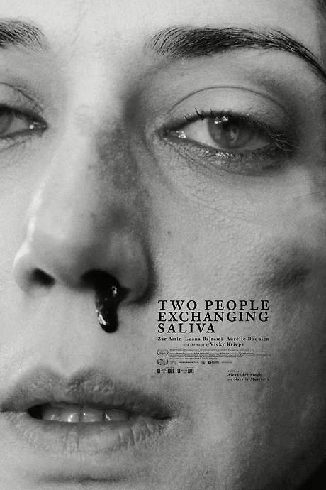 Two People Exchanging Saliva